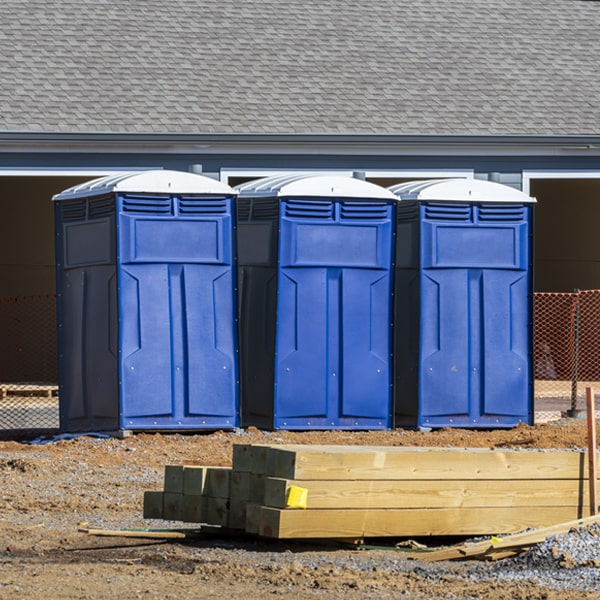 what is the maximum capacity for a single porta potty in Telferner TX